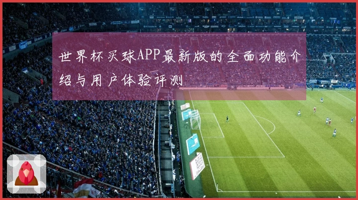 世界杯买球APP最新版的全面功能介绍与用户体验评测
